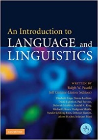 An Introduction to Language and Linguistics